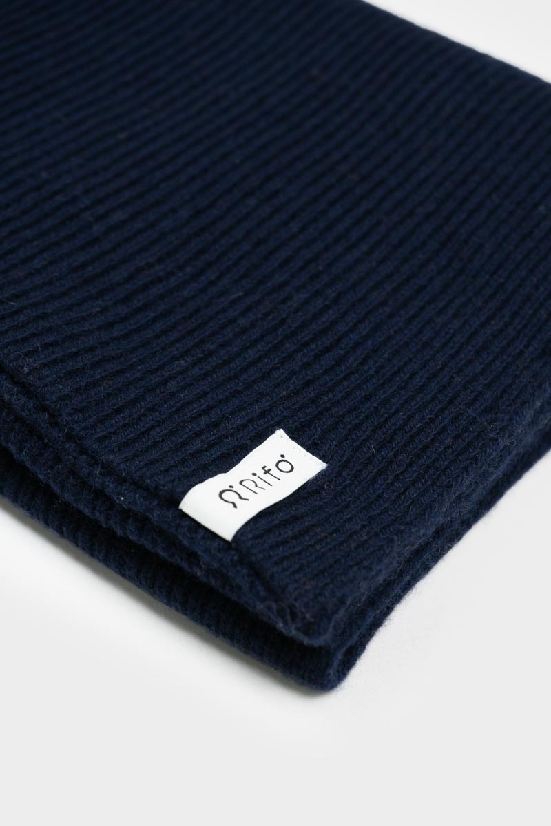 Blu Mora | Sciarpa Costine cashmere rigenerato Federico