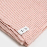 Rosa Quarzo | Sciarpa Costine cashmere rigenerato Federico