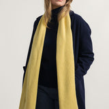 Giallo Cedro | Sciarpa Costine cashmere rigenerato Federico