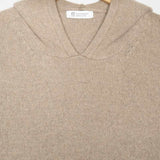 Beige Sabbia | Felpa Donna Cashmere Rigenerato Fiona