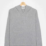 Grigio Calce | Felpa Donna Cashmere Rigenerato Fiona