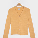 Arancio Papaya | Cardigan Donna Cotone Rigenerato