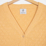 Arancio Papaya | Cardigan Donna Cotone Rigenerato