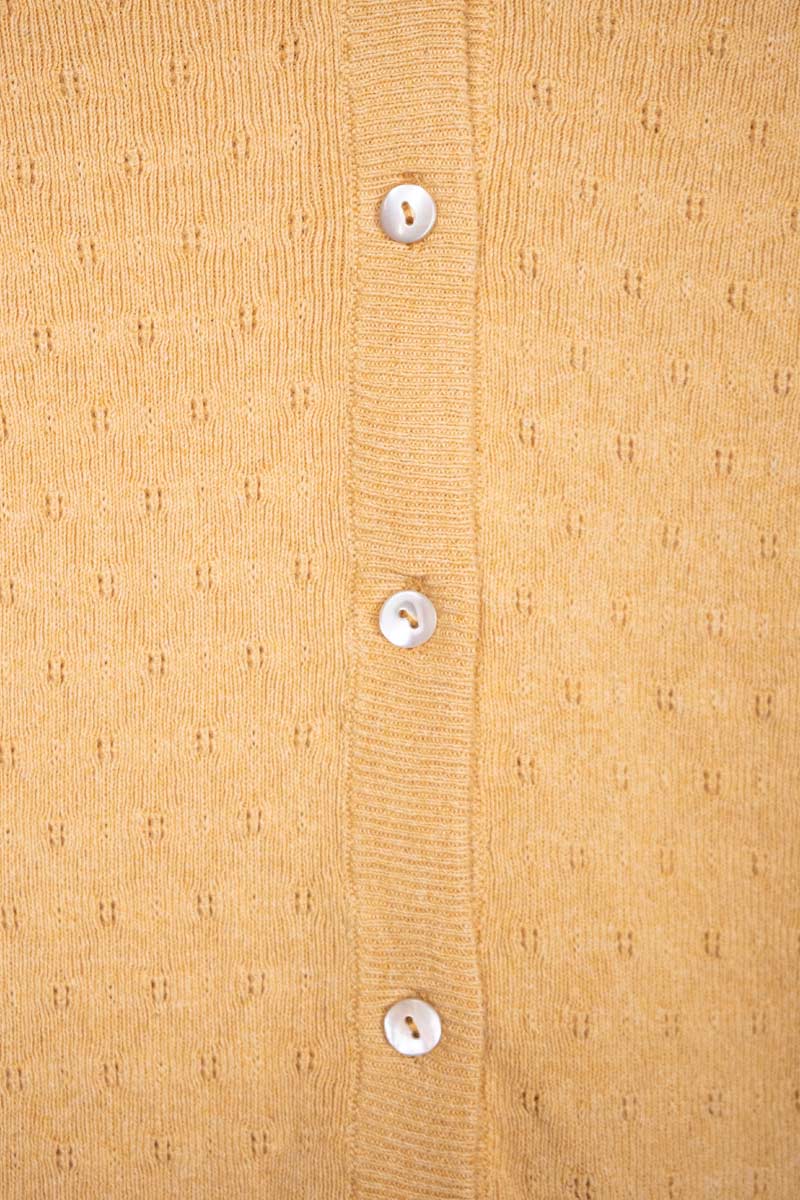 Arancio Papaya | Cardigan Donna Cotone Rigenerato