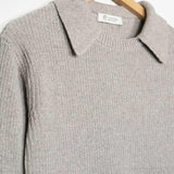 Grigio Ghiaccio | Maglia Donna Cotone Rigenerato Olivia