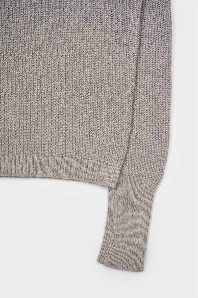 Grigio Ghiaccio | Maglia Donna Cotone Rigenerato Olga