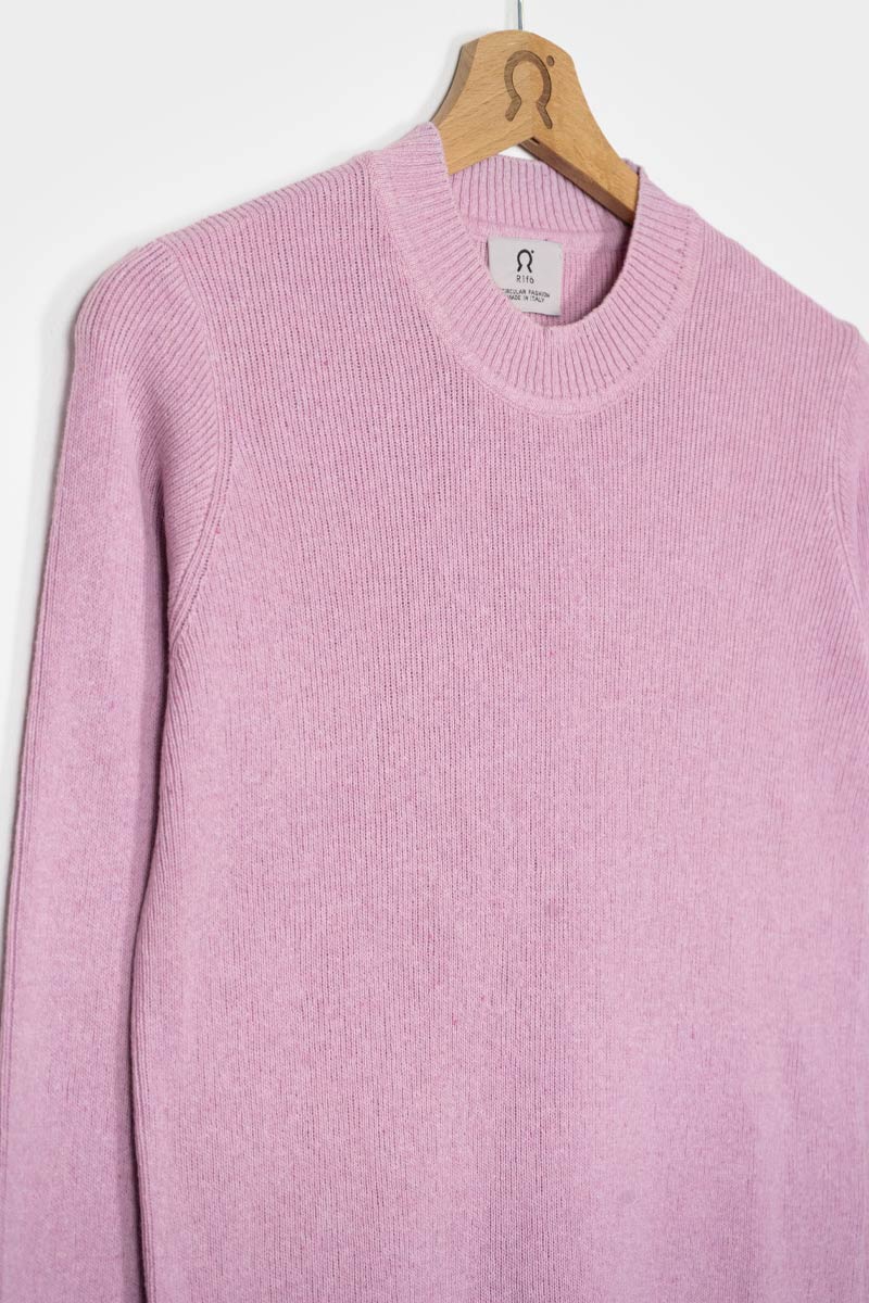 Rosa Magnolia | Maglia Donna Cotone Rigenerato Audrey