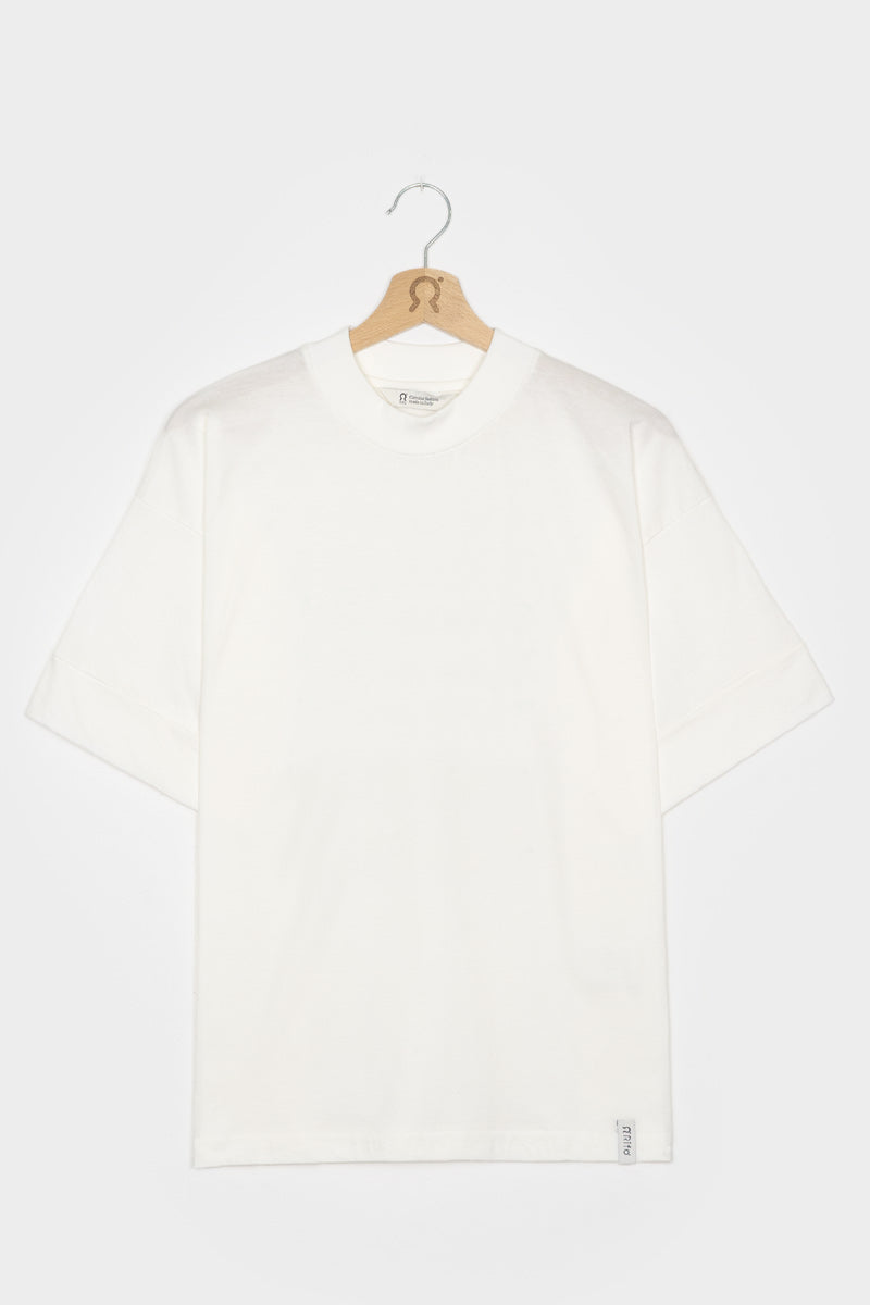 Bianco Latte | T-Shirt Unisex Cotone Rigenerato Nana