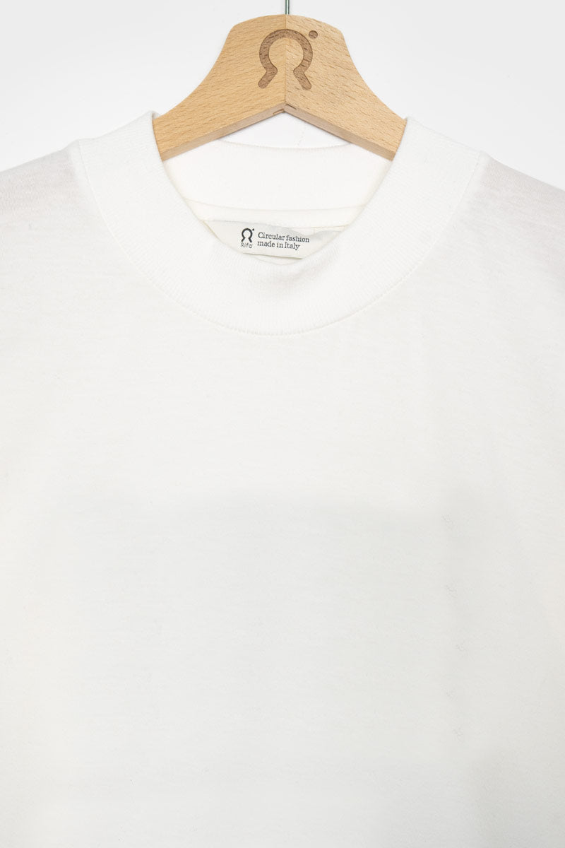 Bianco Latte | T-Shirt Unisex Cotone Rigenerato Nana