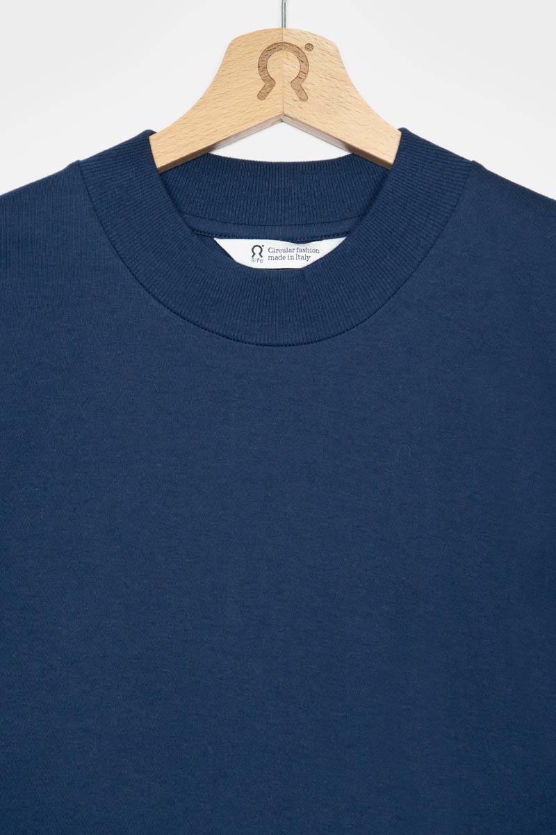 Blu Balena | T-Shirt Unisex Cotone Rigenerato Nana