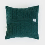 Verde Serpentino | Copricuscino Cashmere Rigenerato