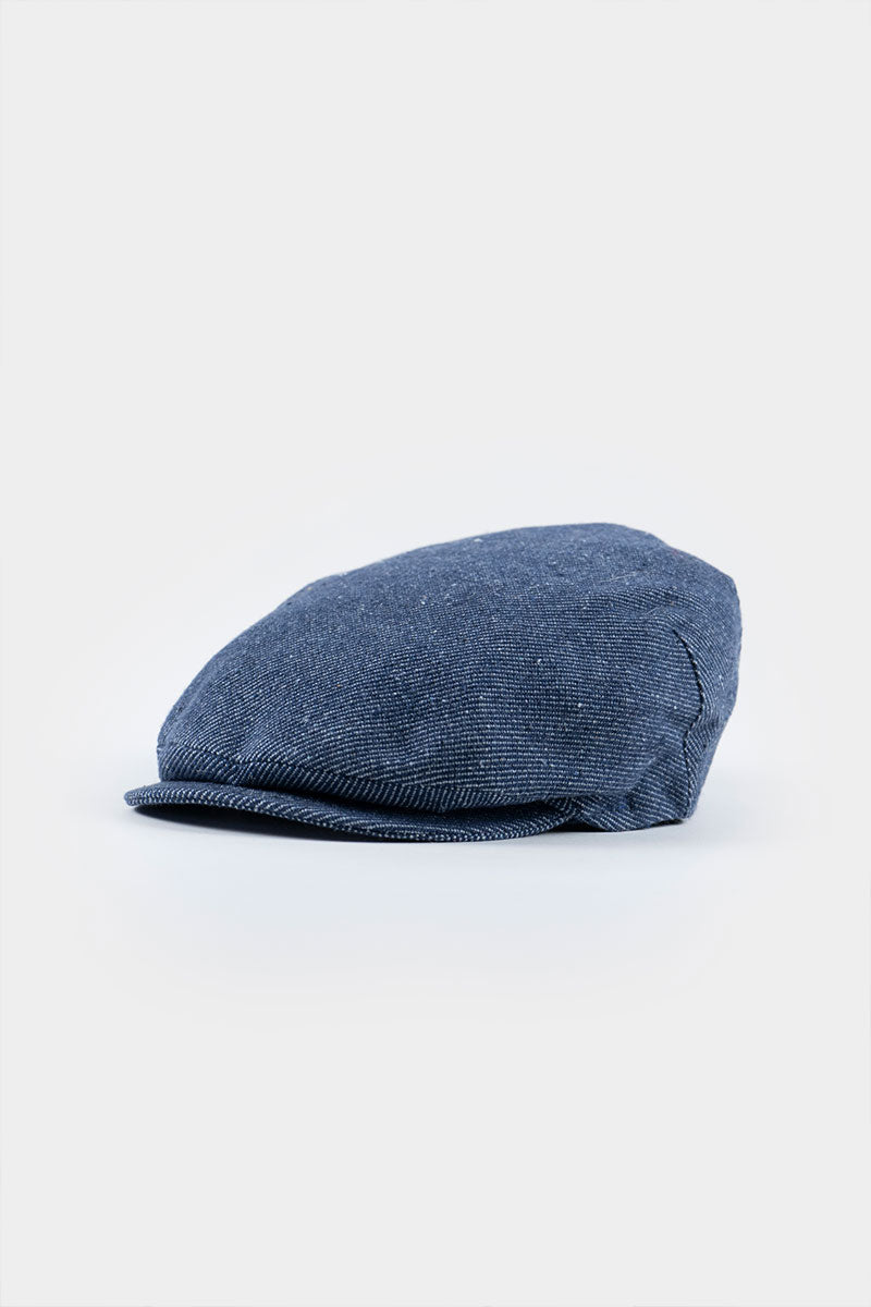 Recycled Jeans Flat Cap Mimmo