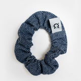 Scrunchie jeans rigenerato