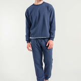 Blu Baltico | Joggers Uomo Cotone Jeans Rigenerato Roger