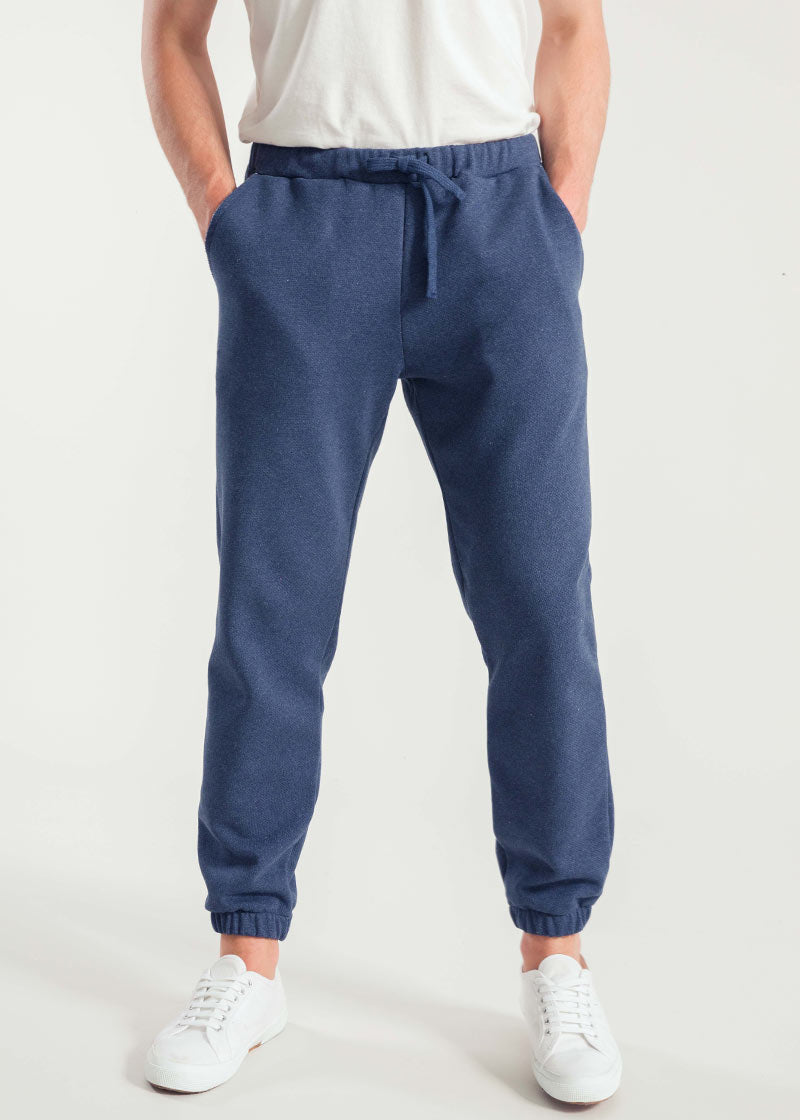 Blu Baltico | Joggers Uomo Cotone Jeans Rigenerato Roger