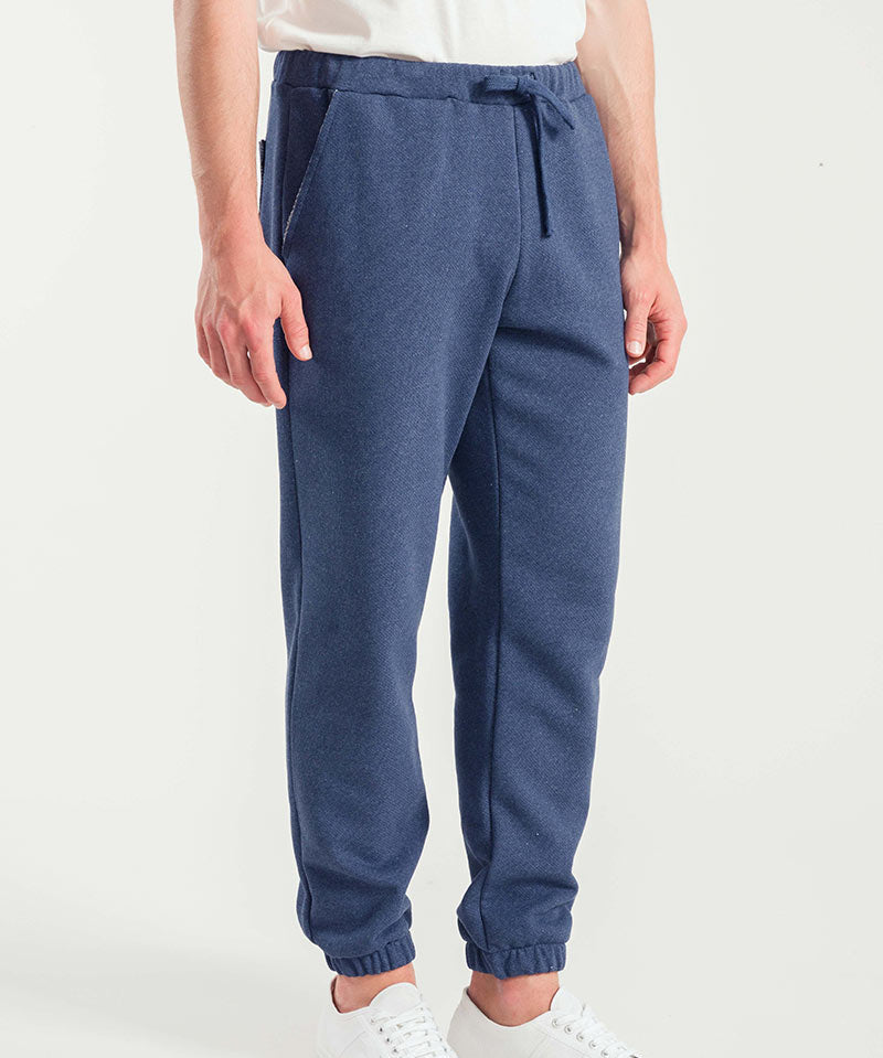 Blu Baltico | Joggers Uomo Cotone Jeans Rigenerato Roger