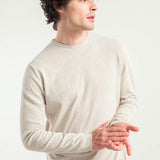 Beige Avena | Maglia Uomo Cotone Rigenerato Edoardo