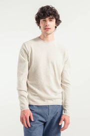 Beige Avena | Maglia Uomo Cotone Rigenerato Edoardo