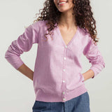 Rosa Magnolia | Cardigan Donna Cotone Rigenerato Lucia