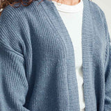 Blu Atlantico | Cardigan Cotone Donna Jeans Rigenerato