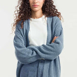 Blu Atlantico | Cardigan Cotone Donna Jeans Rigenerato