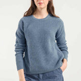 Blu Atlantico | Maglia Donna Cotone Jeans Rigenerato Rachele