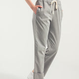 Grigio Basalto | Pantalone Donna Cotone Rigenerato Elettra