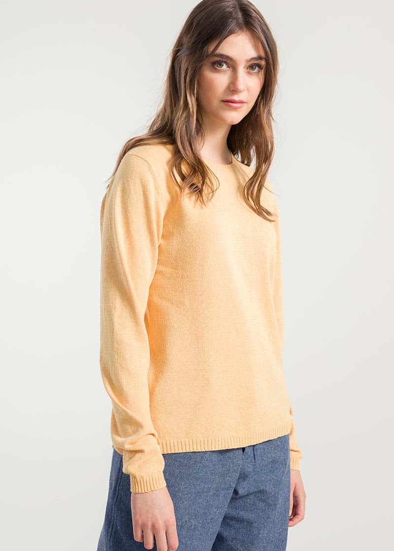 Arancio Papaya | Maglia Donna Cotone Rigenerato Giorgia