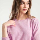 Rosa Magnolia | Maglia Donna Cotone Rigenerato Giorgia