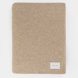 Beige Naturale | Coperta lana rigenerata Nido