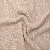 Beige Naturale | Coperta lana rigenerata Nido