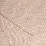 Beige Naturale | Coperta lana rigenerata Nido