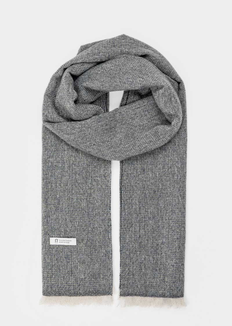 Grigio Ciottolo | Stola Cashmere Rigenerato Agape