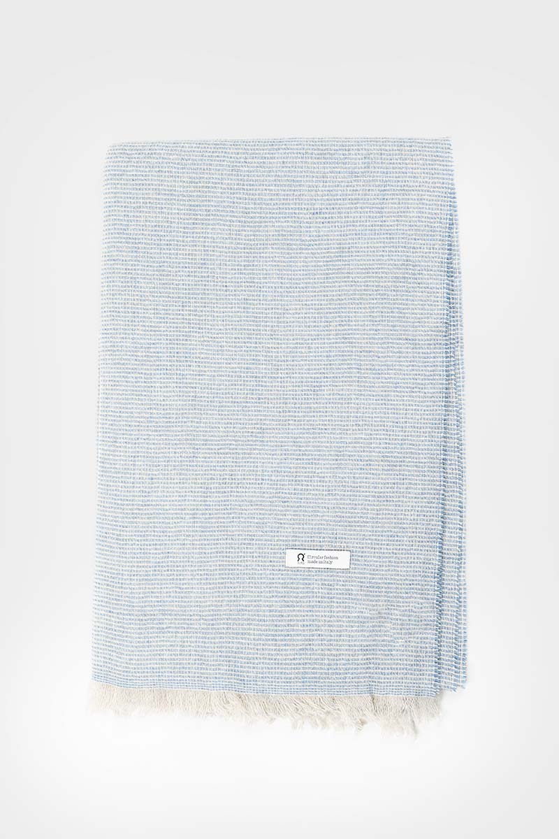 Azzurro Terso | Stola Cashmere Rigenerato Agape