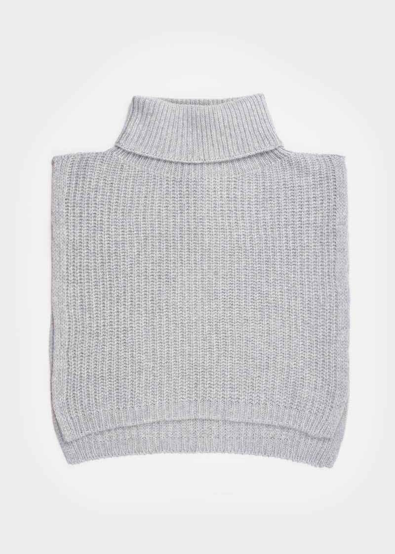 Grigio Calce | Pettorina Cashmere Rigenerato Gastone