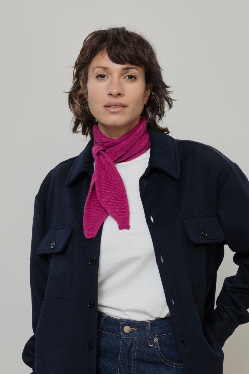 Sciarpa Donna Cashmere Sophie Scarf Dina - Rifò Lab Moda circolare made in Italy