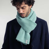 Verde Menta | Sciarpa Costine cashmere rigenerato Federico