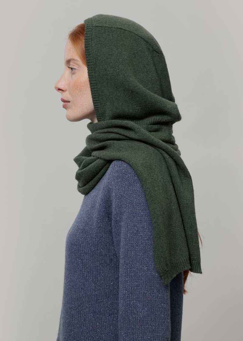Sciarpa-cappuccio Cashmere Ilenia - Rifò Lab Moda circolare made in Italy