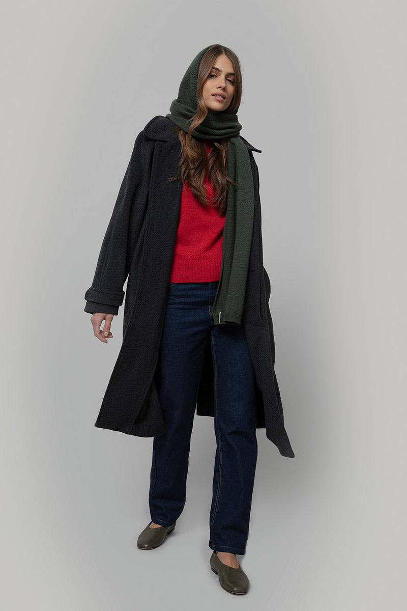 Sciarpa-cappuccio Cashmere Ilenia - Rifò Lab Moda circolare made in Italy