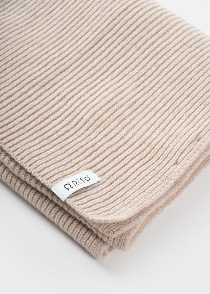 Sciarpa Costine cashmere rigenerato Federico - Rifò Lab Moda circolare made in Italy