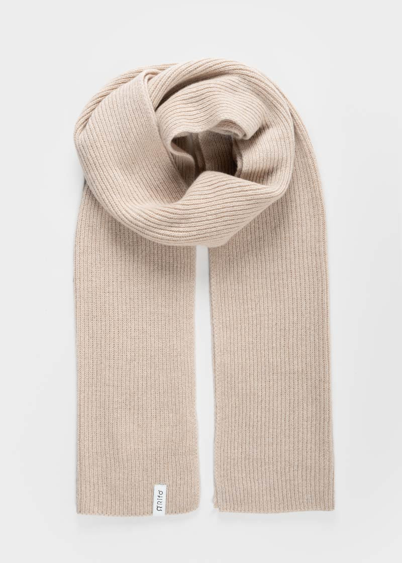 Sciarpa Costine cashmere rigenerato Federico - Rifò Lab Moda circolare made in Italy