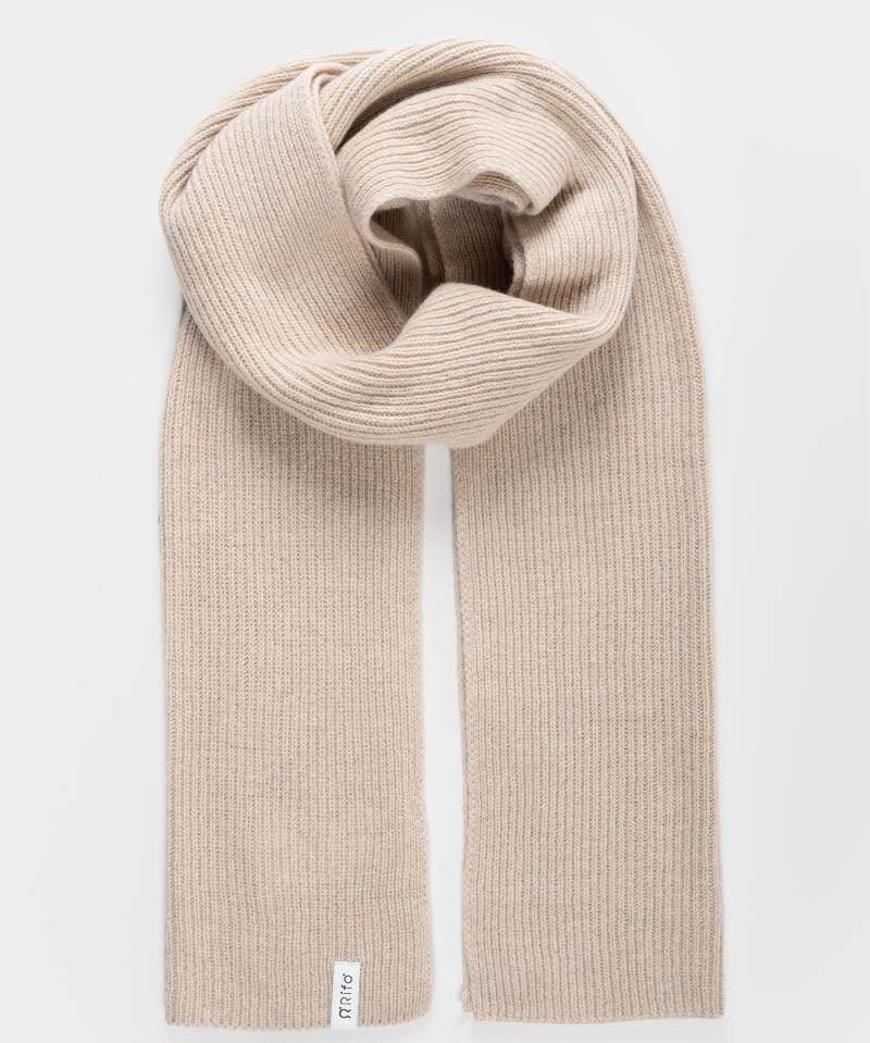 Sciarpa Costine cashmere rigenerato Federico - Rifò Lab Moda circolare made in Italy