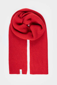Sciarpa Cashmere Rigenerato Federico Rosso Papavero - Rifò Lab Moda circolare made in Italy