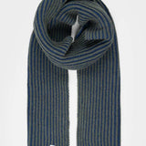 Sciarpa Cashmere Donna Uomo Rigenerato Verde Blu Julia - Rifò Lab Moda circolare made in Italy