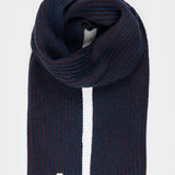 Sciarpa Cashmere Donna Uomo Rigenerato Blu Julia - Rifò Lab Moda circolare made in Italy