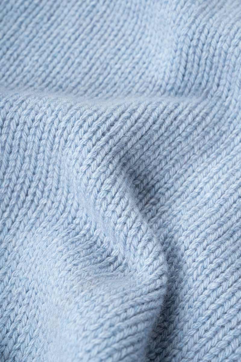 Bandana Unisex Cashmere Rigenerato Masha Azzurro