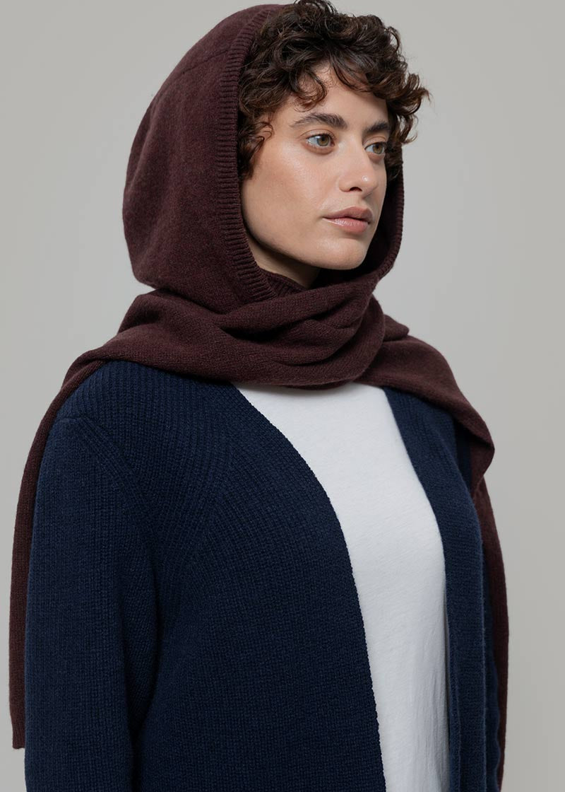 Sciarpa-cappuccio Cashmere Ilenia - Rifò Lab Moda circolare made in Italy