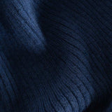 Gilet Donna Collo Alto Lana Riciclata Mariella  - Rifò Lab Moda circolare made in Italy
Blu Abisso