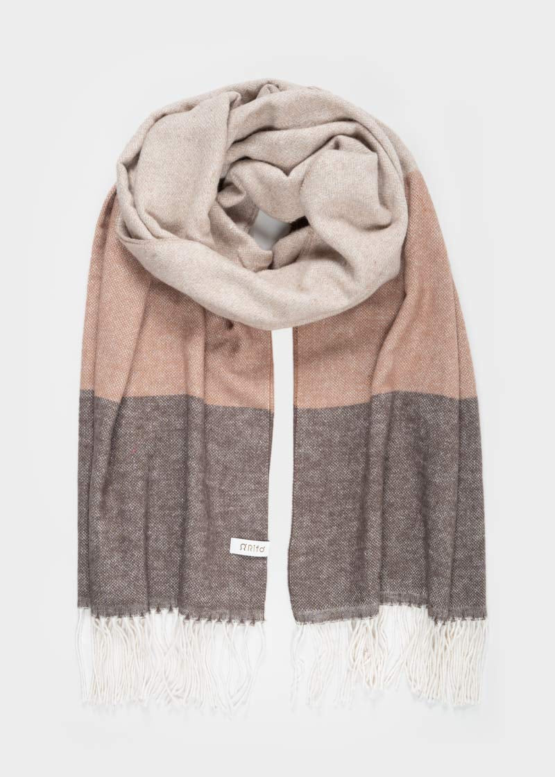 Stola Scialle Donna Cotone Rigenerato Noemi- Rifò Lab Moda circolare made in Italy 