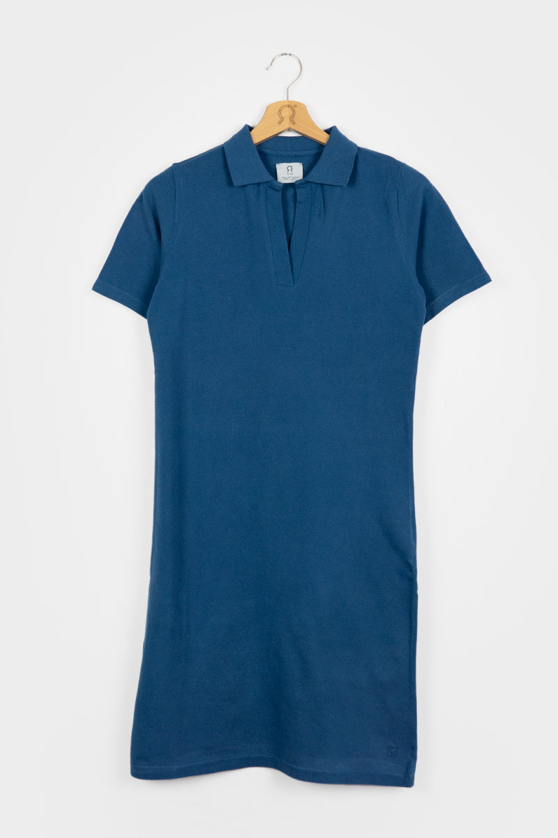 Blu Mare | Abito Polo donna cotone rigenerato